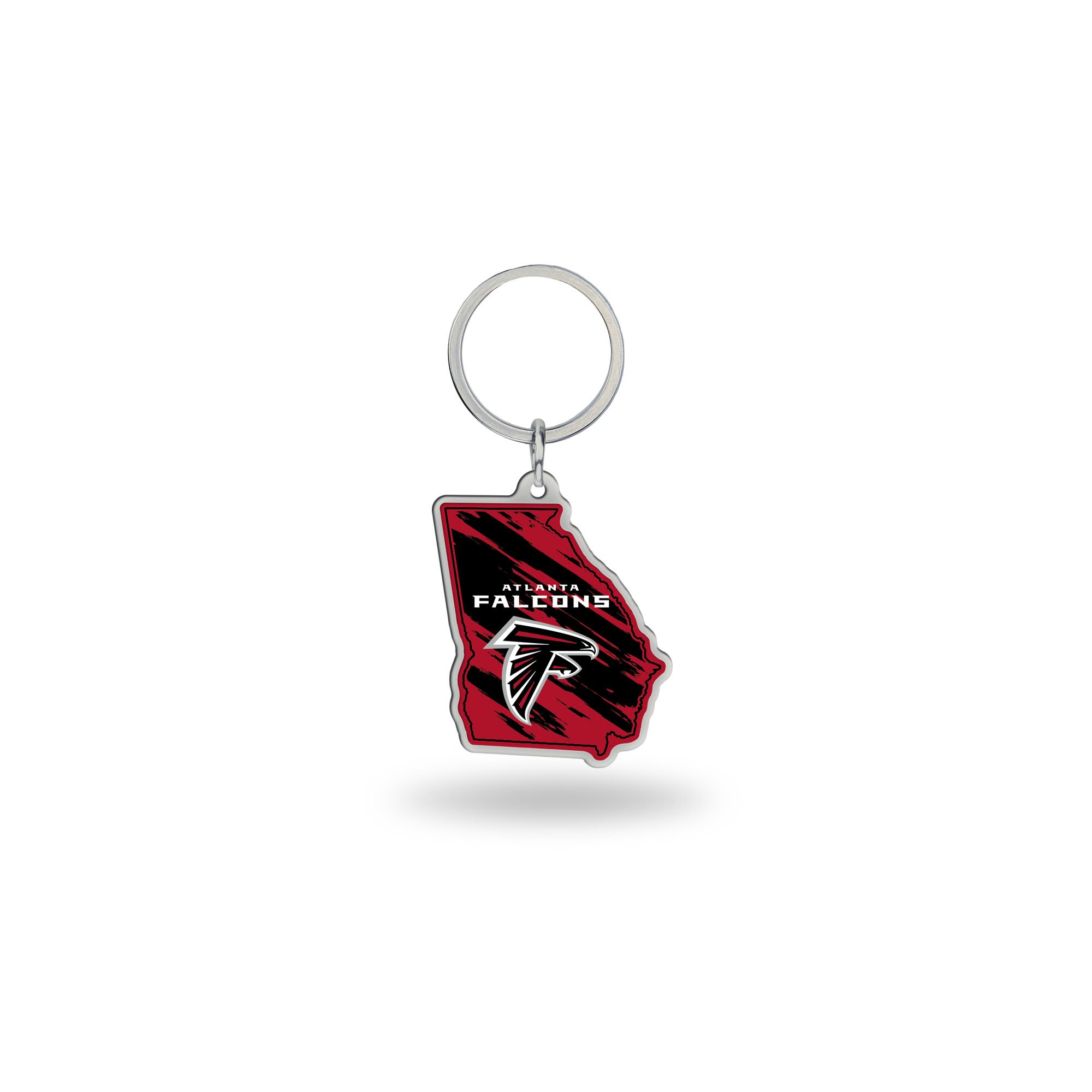 Rico Industries NFL Atlanta Falcons State Shape Keychain