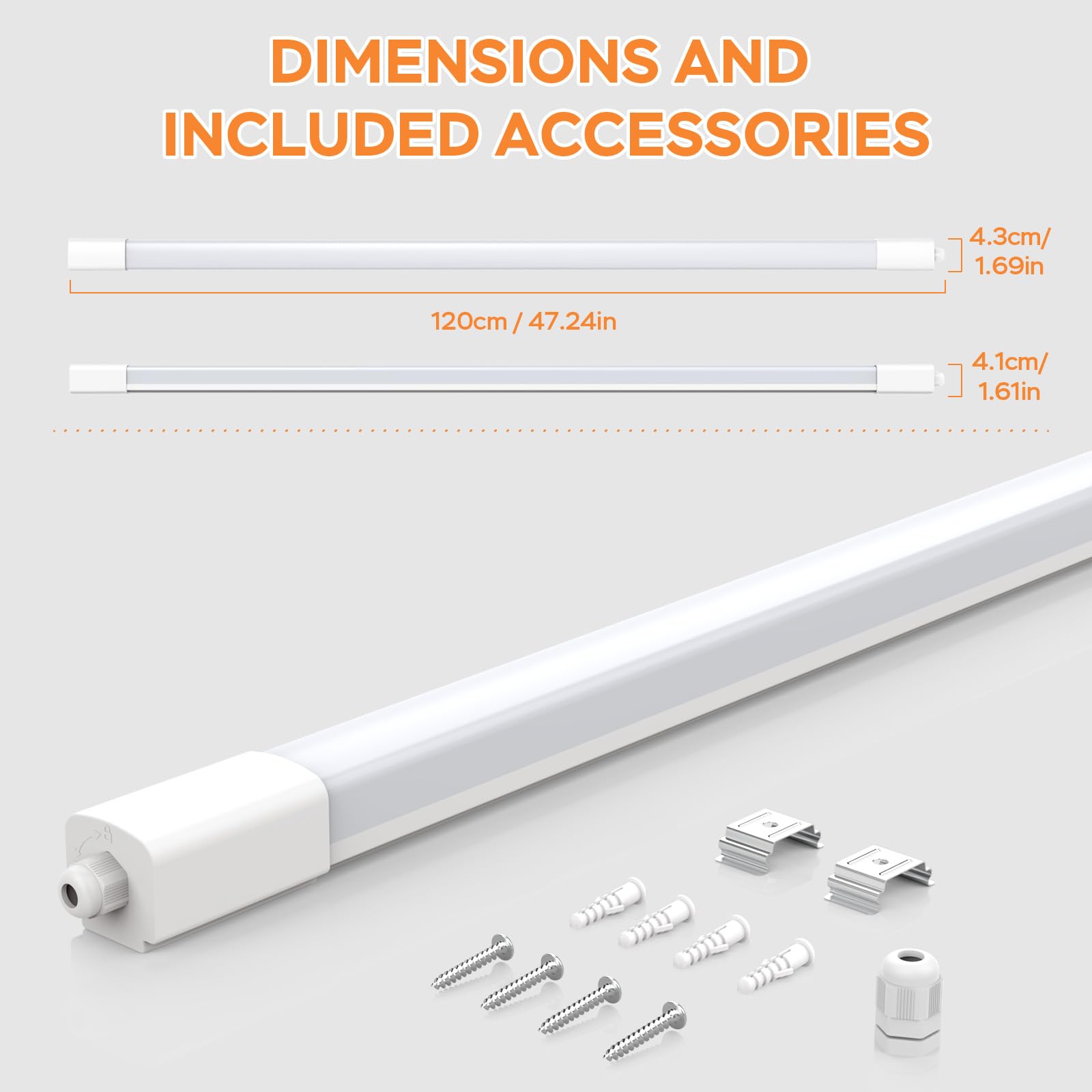 120CM Led Feuchtraumleuchte
