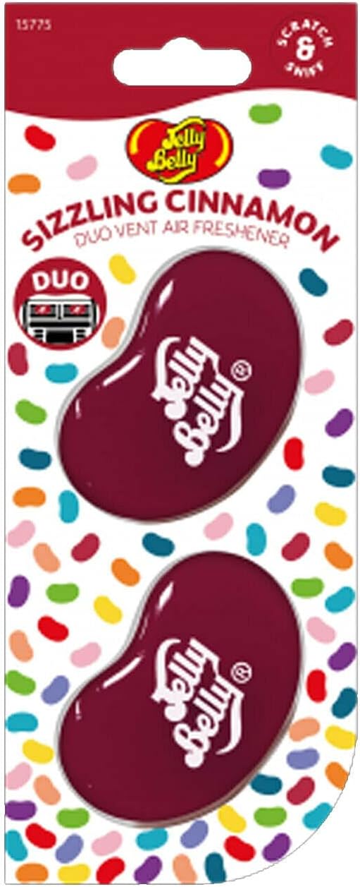 Jelly Belly 15710A 3D Gel Mini Vent Air Freshener Duo PackVery Cherry