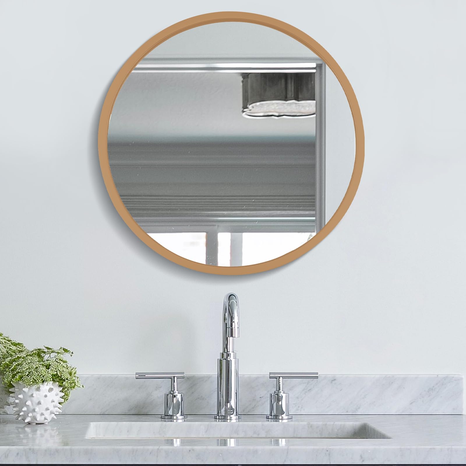 WOQLIBE Medicine Cabinets w/Mirror, 19.6