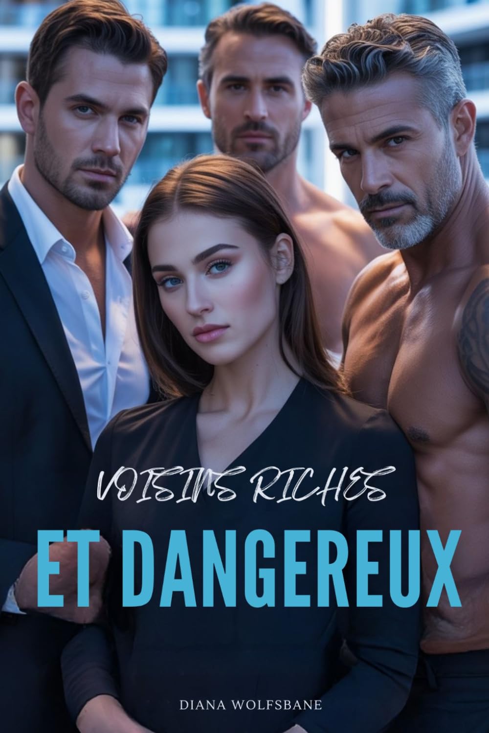 VOISINS RICHES ET DANGEREUX: Une Romance De Harem Inversé De Milliardaires (Les Âmes Sœurs des Loups et les Cœurs Alpha: Une série de romance avec des loups-garous)