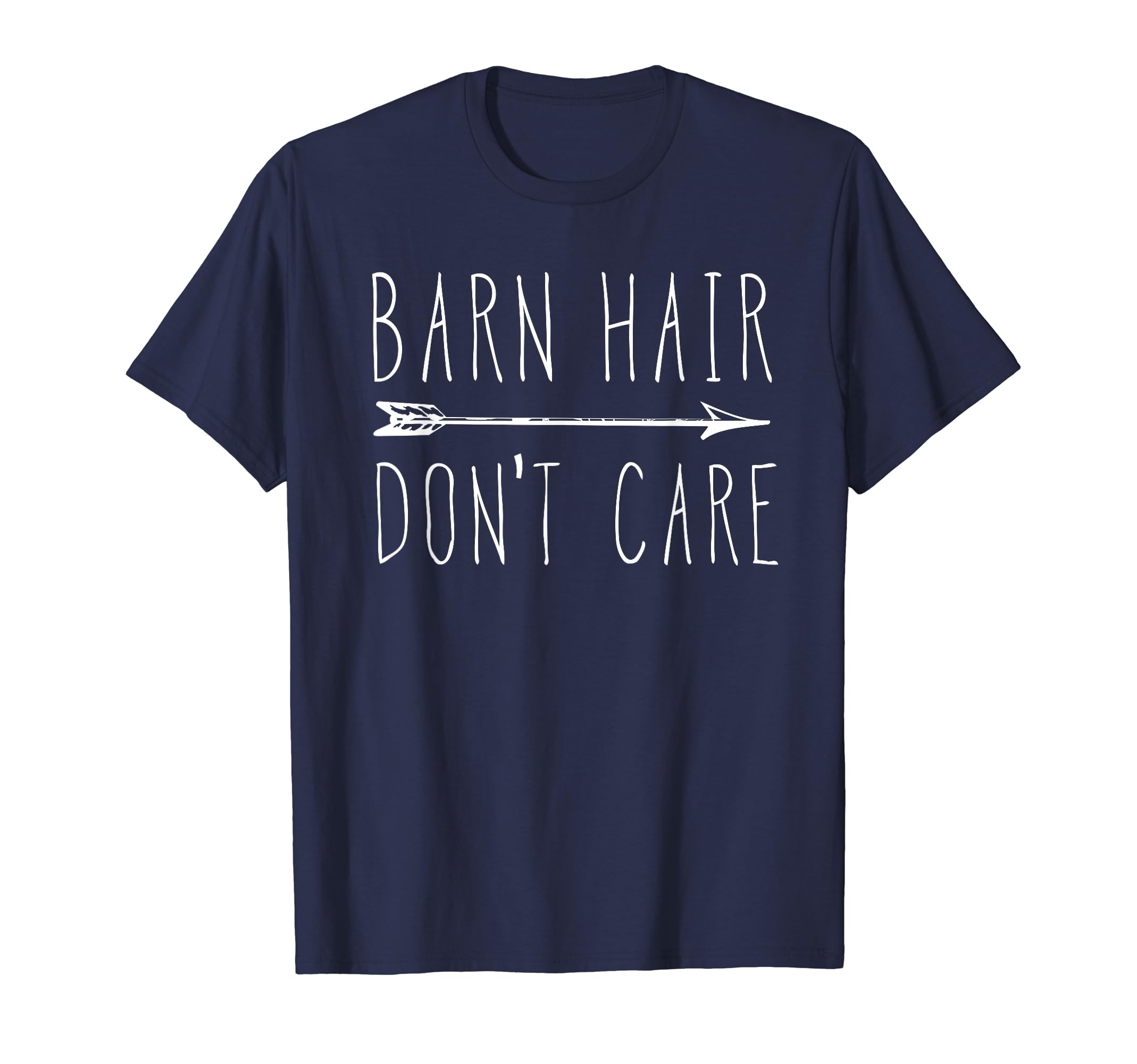 Horse LoverBarn Hair Don't Care Funny Animal Lover T-ShirtOEKO-TEX STANDARD 100