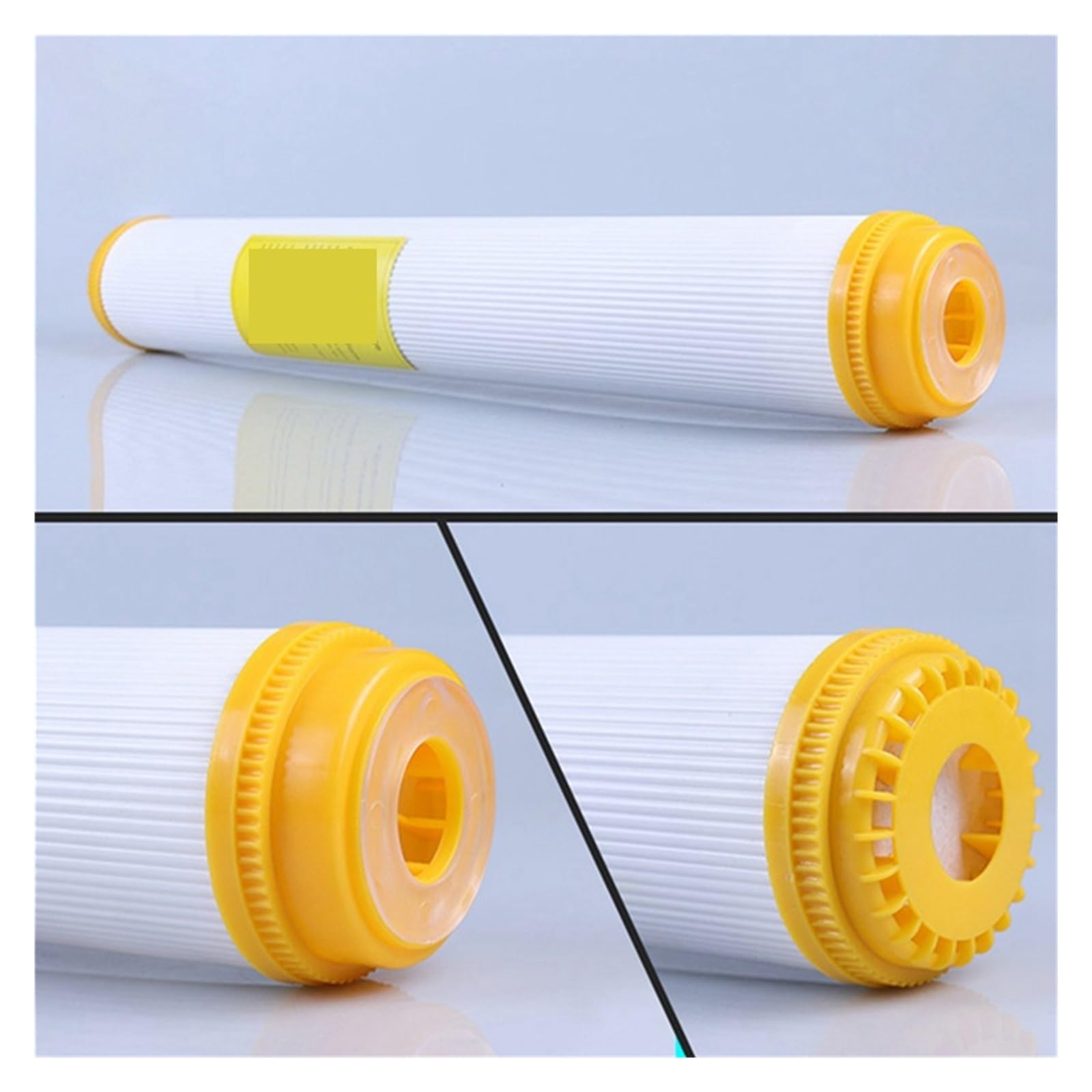 Cartucho de filtro de resina de 20 pulgadas, 2 uds., intercambio de agua pura suavizada, elimina la descalcificación/sistema purificador de agua alcalina