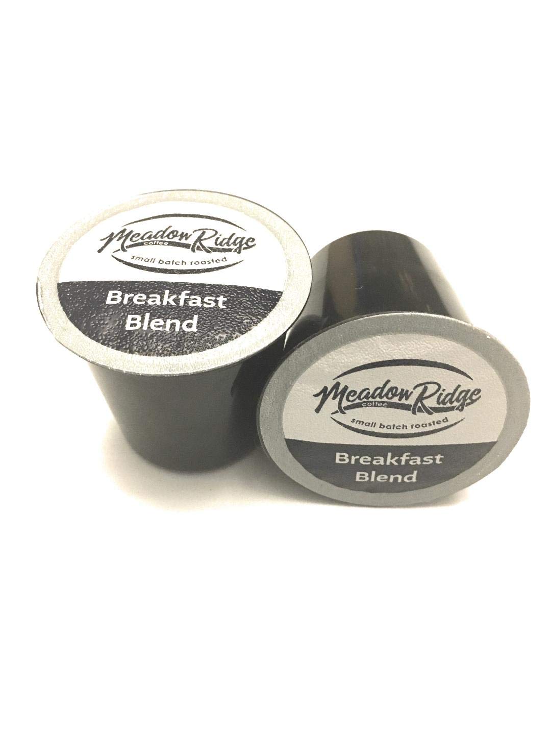 Meadow Ridge CoffeeSingle Serve Cups - 100% Arabica Coffee (For K-Cup Brewers) Low Acid (Breakfast Blend, 24 Count)