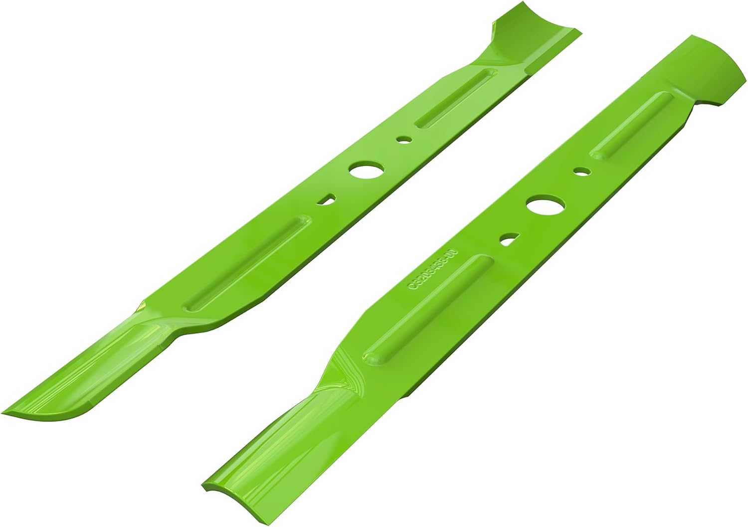 Greenworks 7512902, Bagger Blade for 42” ZTR and Tractor, Green, Pack of 2