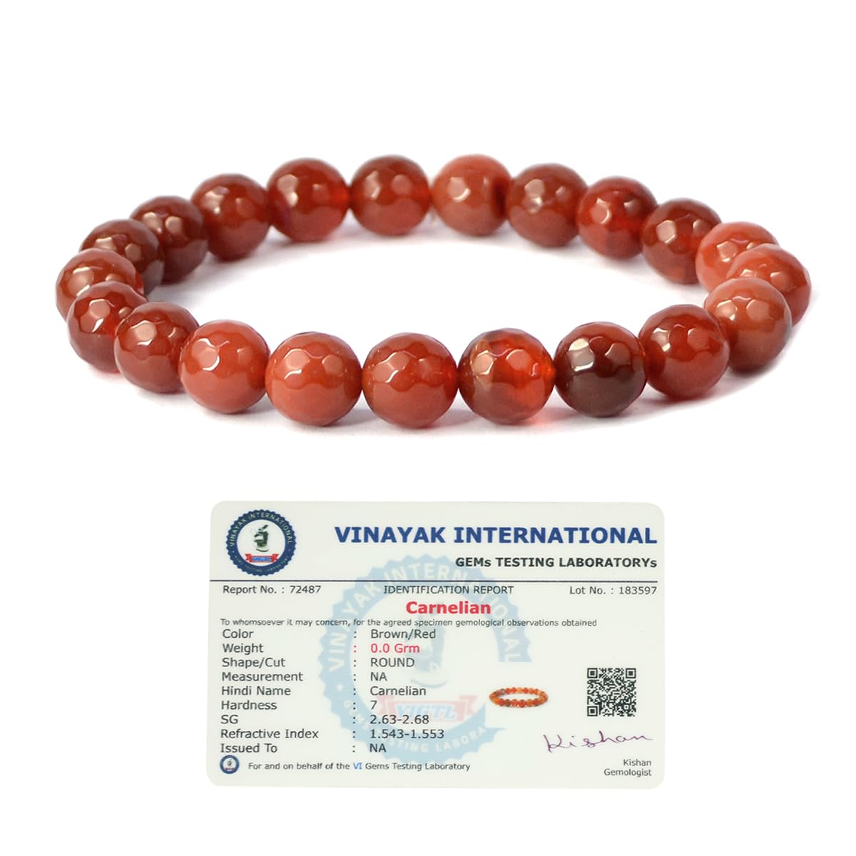 Reiki Crystal Products Natural Certified Carnelian Bracelet Faceted Beads 10mm Crystal Stone Bracelet for Reiki Healing and Crystal Healing Stones (Color : Orange/Red) (B09BTYB8BH) Amazon Price History, Amazon Price Tracker