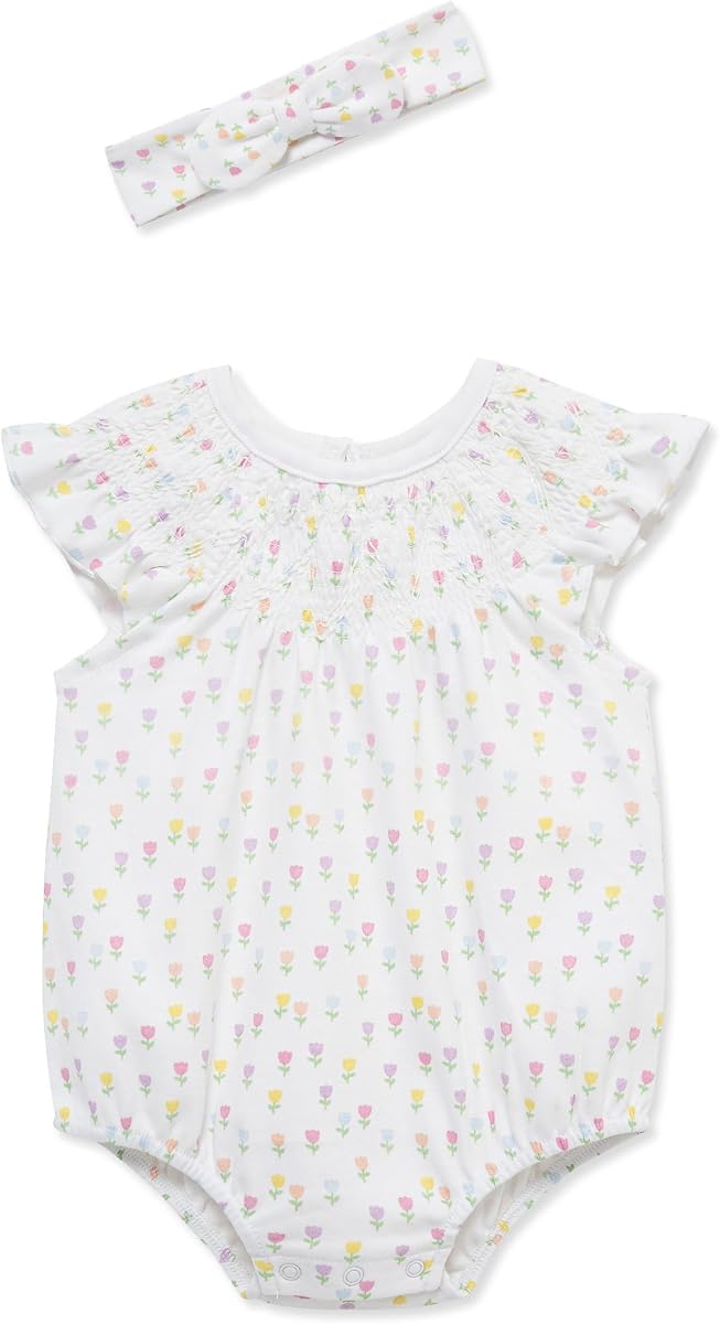 Clothes for Baby Girls' Tulip Bubble with Headband, 3 to 12 Months