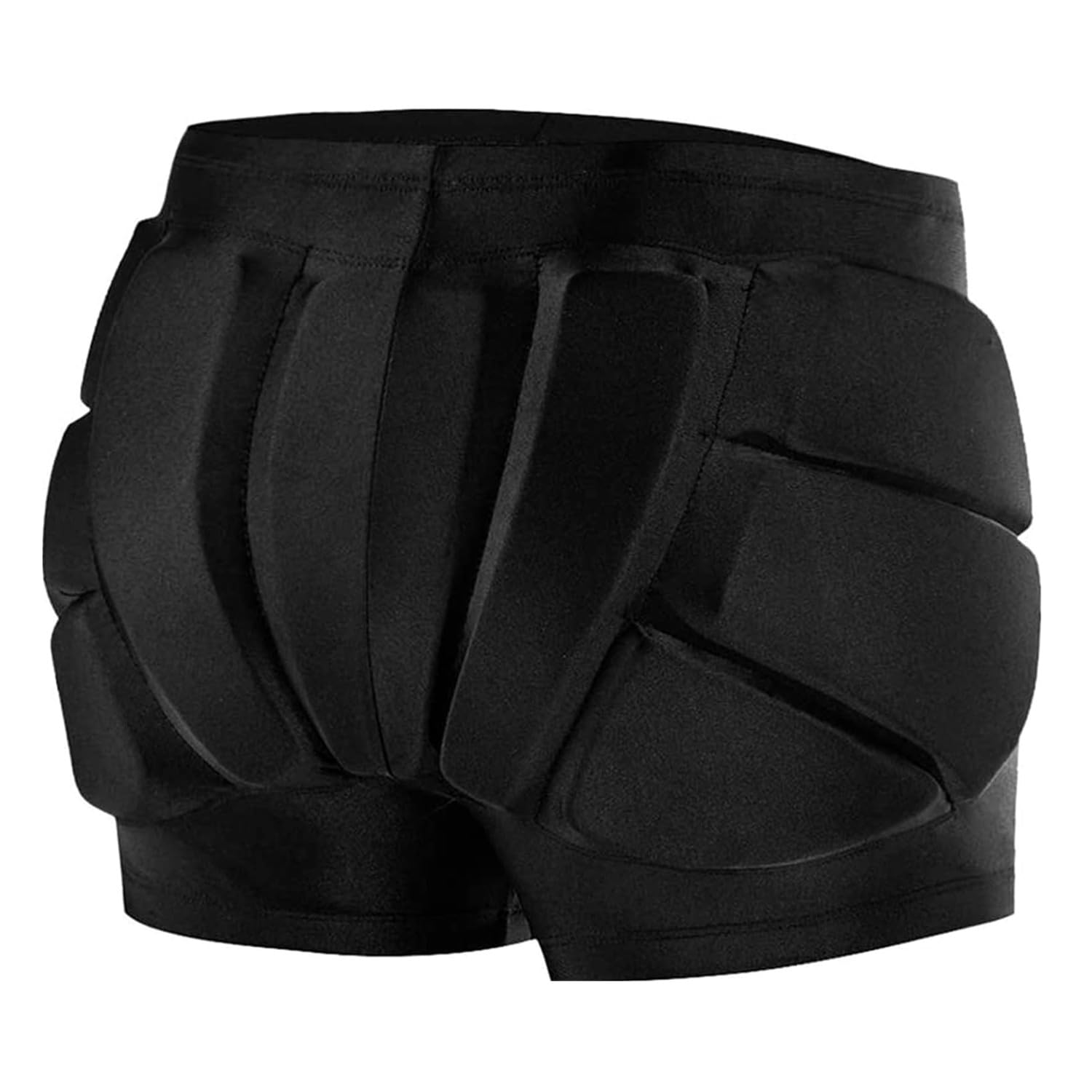 Short De Protection Rembourré Hasaller – EVA, Protection Hanches Et Fesses – Tailles XS à XXXL – Pour Ski, Snowboard, Skate, Patinage – Noir