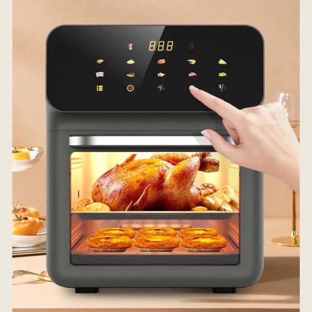 Smart | BURAQ Air Fryer, 1350W, 12L Multi-Function Digital Kitchen Appliance, Black - DX2081 2026 - view 1