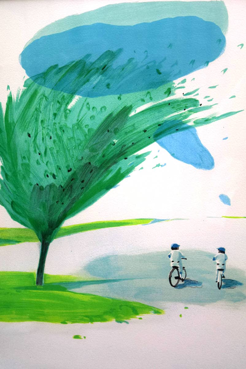 真作保証】櫻井幸雄「帰路」リトグラフ版画/サイン入り/元新構造社会員