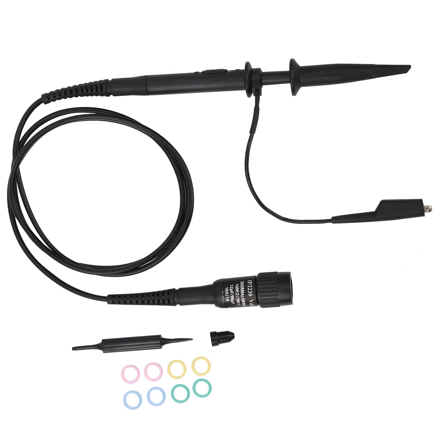 300MHz Oscilloscope Probe,IP2230 Oscilloscope Passive Probe 10X