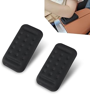 2 PCS Car Arm Rest Elbow Pads, Memory Sponge Material, Fatigue Relief Design, Vehicle Elbow Support Cushion Replacement, Universal Automotive Interior Protective Accessories (Black)
