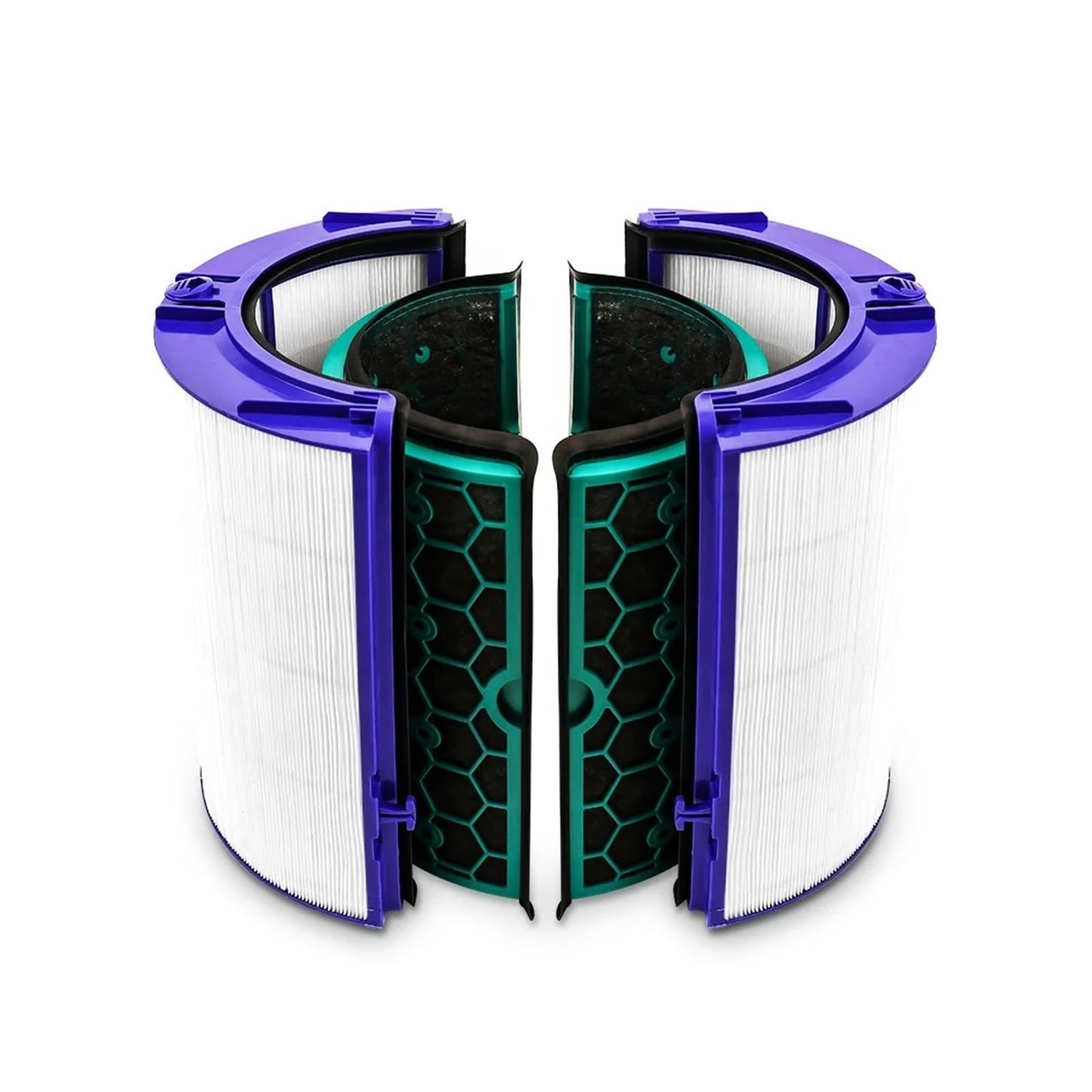 Replacement Filter，Compatible For Dyson， HP04 TP04 DP04 TP05 DP05 Air Purifi-er Sealed Two Stage 360° Pure Cool, Air Filter(1Set)