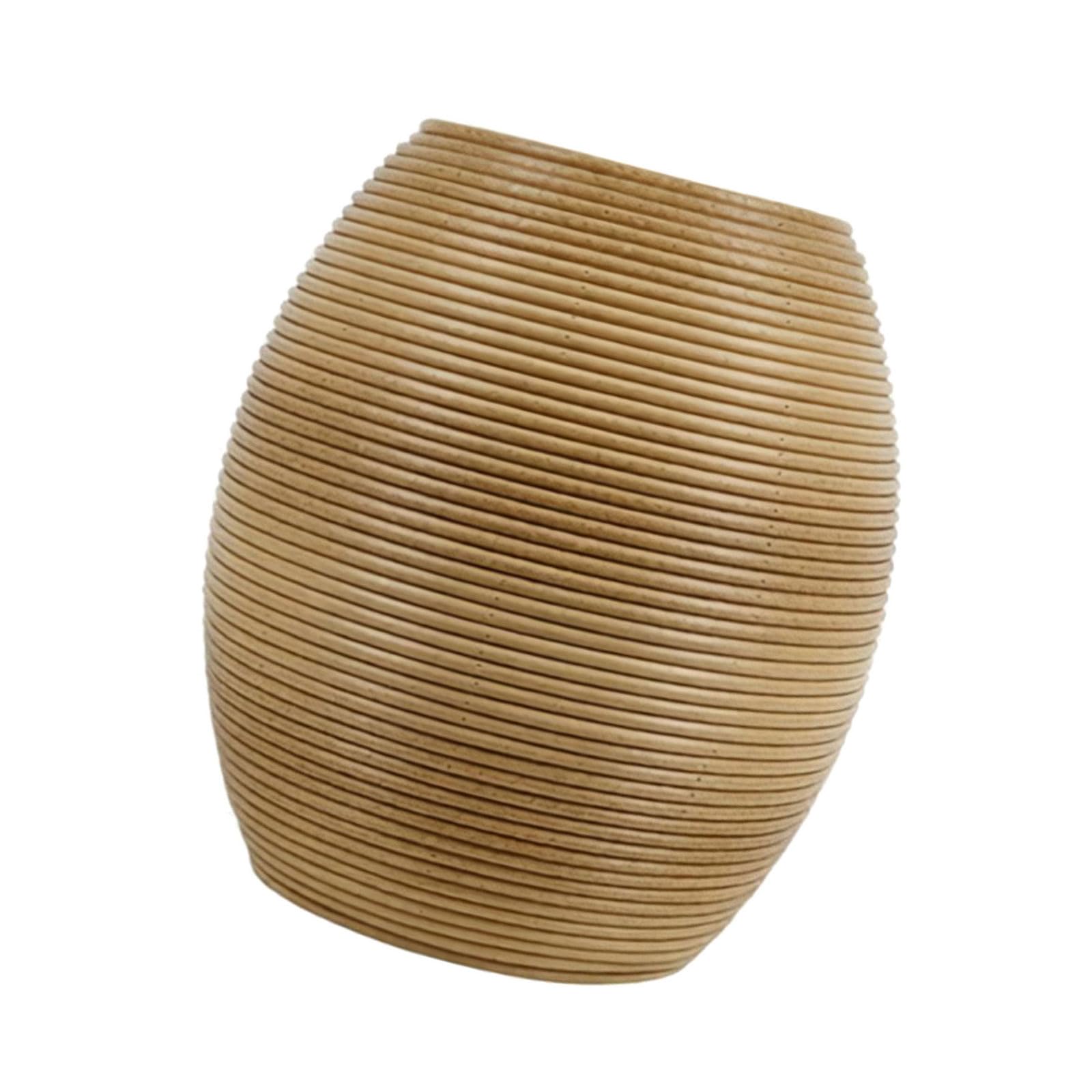 Tsophreniq Rattan Woven Flower Vases Woven for Dried Flower Rustics Farmhouses Table Decorations for Living Room Decorative Centerpieces