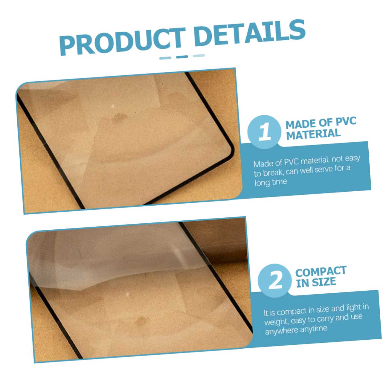 LAPYAPPE 12Pcs Magnifying for Reading Magnifiers Surface Bookmark Magnifiers for Comfortable Reading Experience and Eye Comfort