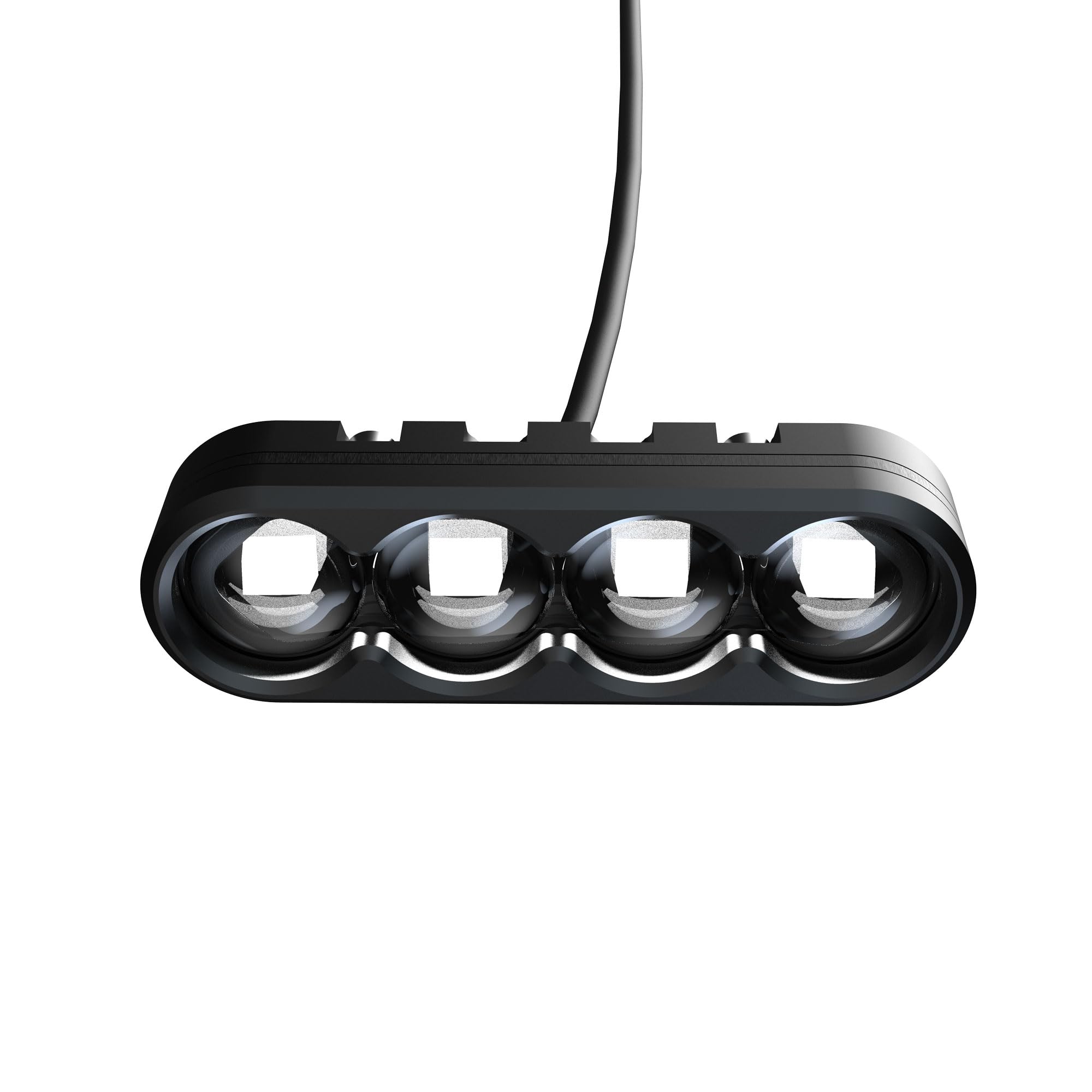 Oxford Tira de luces (par) para iluminación de bicicleta, luces delanteras auxiliares para motocicleta