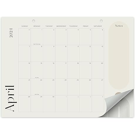 Aesthetic Desk Calendar 16x12: Perfect Organizer from 2024 to 2025
