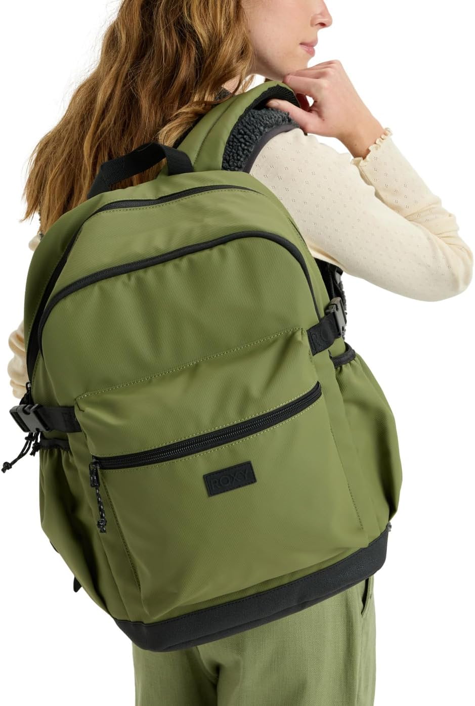 Roxy Women's Gateline Luggage Carry-On Luggage, Oil Green, One Size