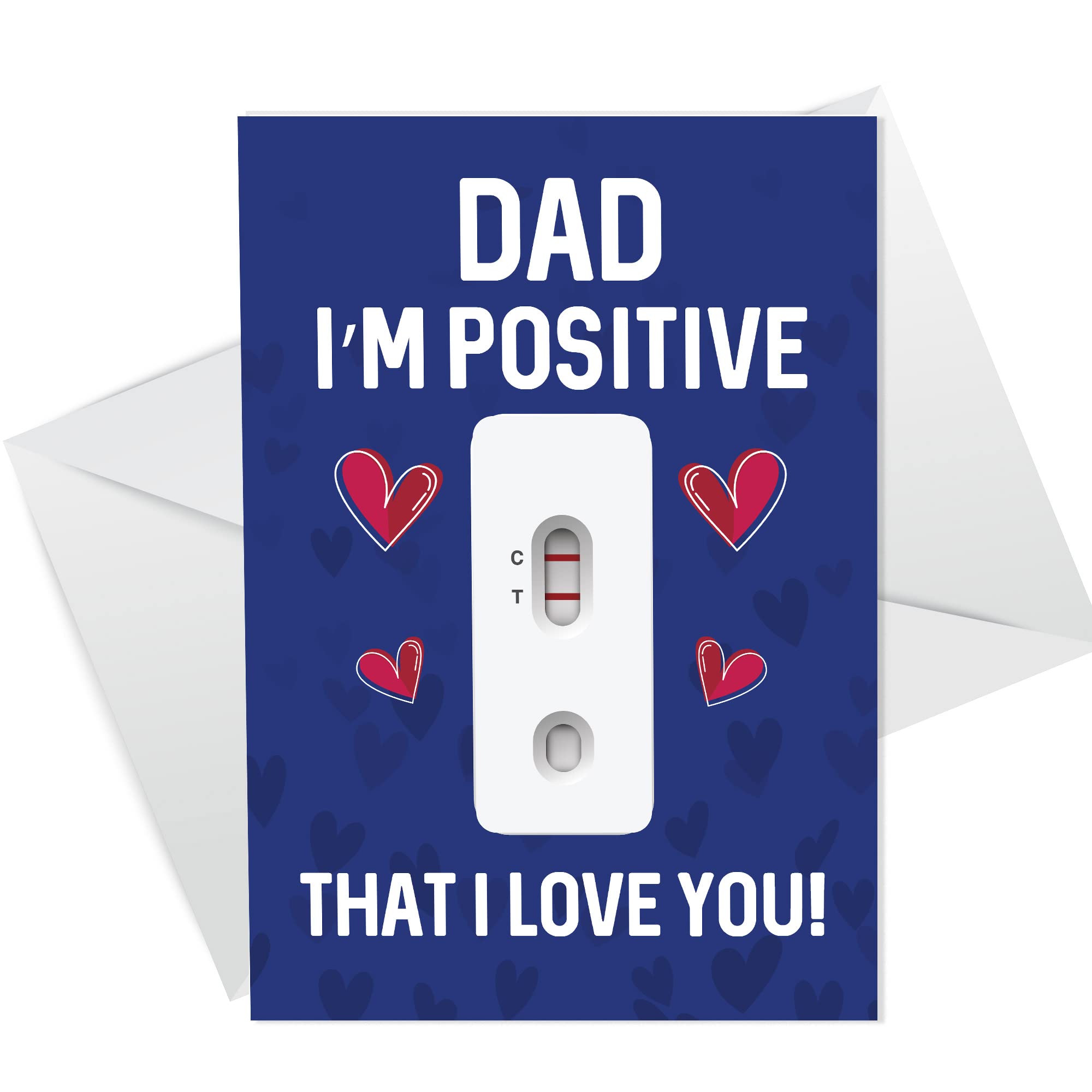 RED OCEAN Funny Dad Card Fathers Day Card Joke Birthday Card For Dad From Daughter Son