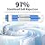HUINING Reverse Osmosis Membrane Residential RO Membrane Water Filter Cartrige Replacement for Home Drinking Water Filtration System Household (2PCS 150GPD membrane)