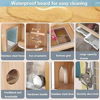 Amazon.co.jp: チンチラ ケージ、フェレットケージ大型チンチラ