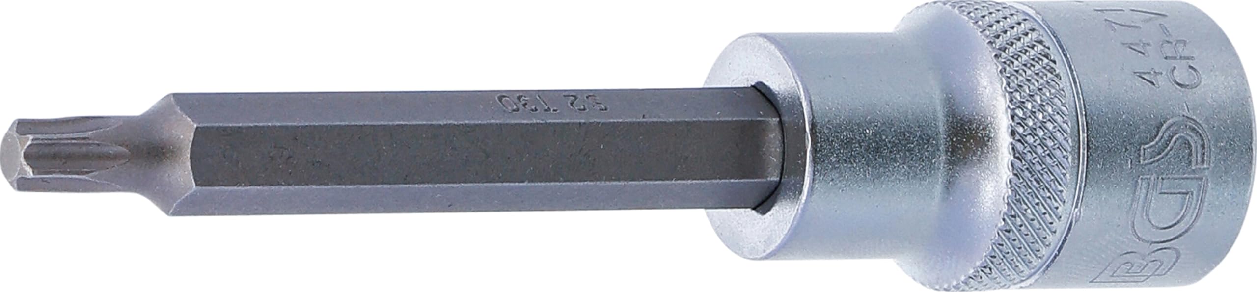 BGS 4471 | Bit Socket | length 100 mm | 12.5 mm (1/2") Drive | T-Star (for Torx) T30