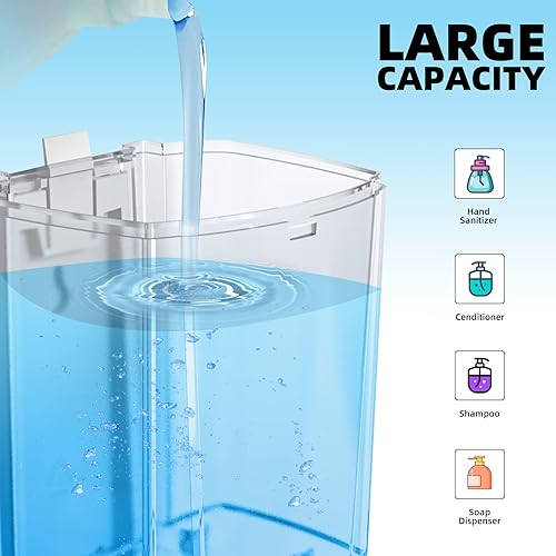 Miniatura 4 de interhasa! Dispensador de jabón de montaje en pared, dispensador de desinfectante de manos, dispensador de jabón de manos comercial, bomba manual de