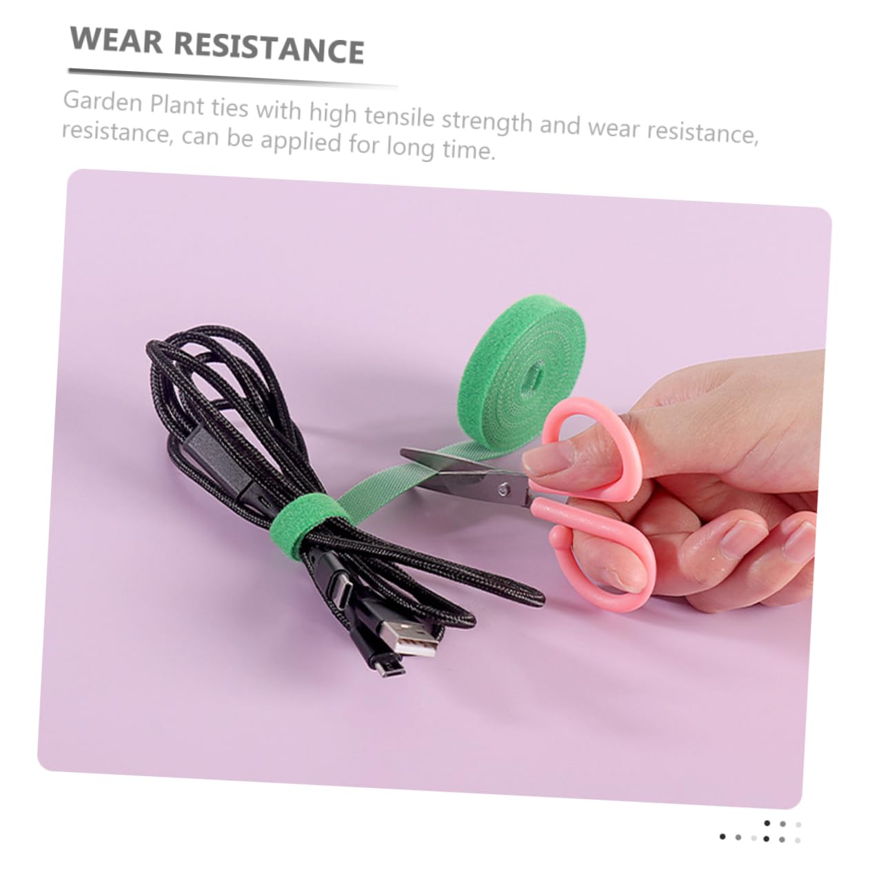 BESTonZON 4 Set Legature per Piante Nylon E Riutilizzabili per Giardinaggio per Ordinare E Piante Casa 7 Pezzi*4