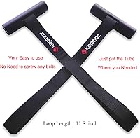 Vista 4 de Bucles Rápidos para Capó Anclaje de Cajuela Correas de Amarre para Kayak Proa Popa Canoa Transporte Punto de Amarre Seguro 2 Pares