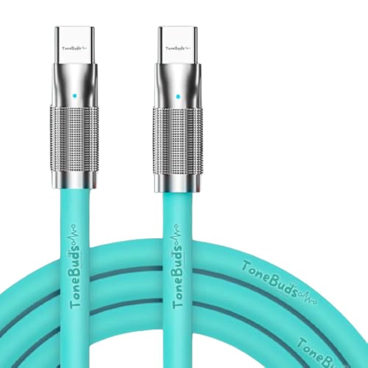 USB C to USB C Cable 100W 1M, Charging Cable PD Fast Charge Type C Cable for iPhone 15/15 Plus/15 Pro/15 Pro Max, MacBook Air/Pro, iPad Pro/Air, Mini, Samsung, Pixel,USB C Charger (Sea Green)