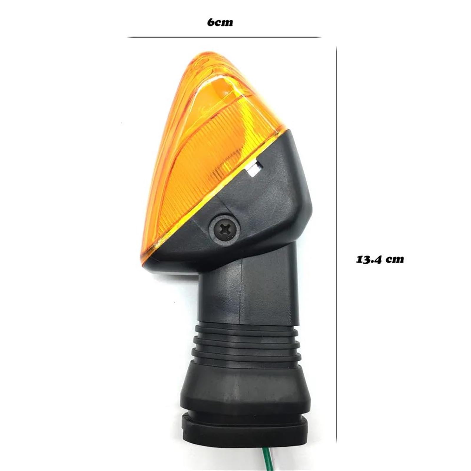 Luz Indicadora De Giro para Motocicleta, Luz Intermitente Delantera/Trasera para Kawasaki Z750S ZX-6R ZX-6RR KLE 500/650, para VERSYS KLR650(Ámbar)