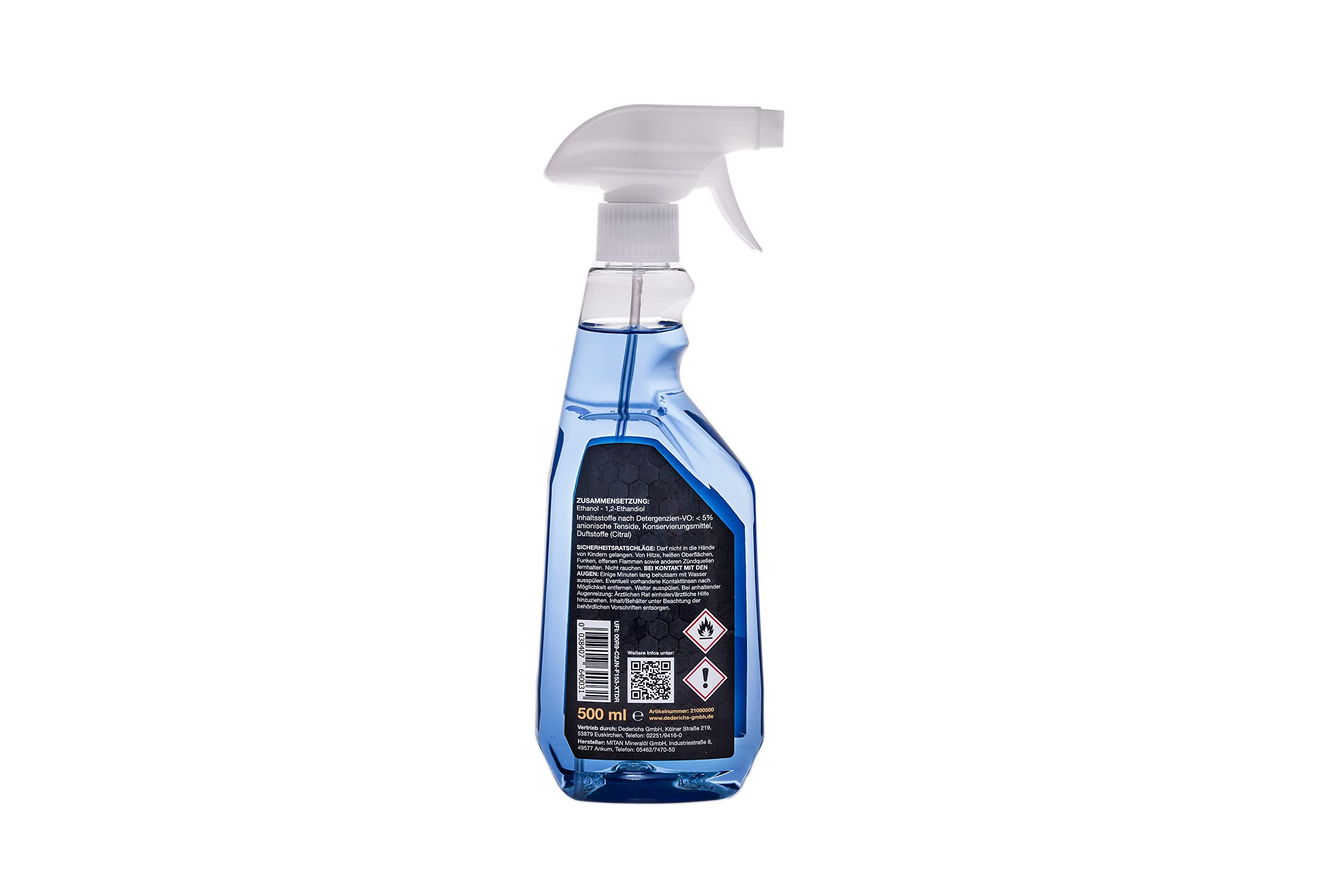 dederichs SmallParts Dederichs Scheibenenteiser 6 Liter inkl. Nachfüllflasche 6 Liter, sekundenschnelles enteisen von Scheiben einfach ohne kratzen,klare Sache & klare Sicht,18-teiliges Set