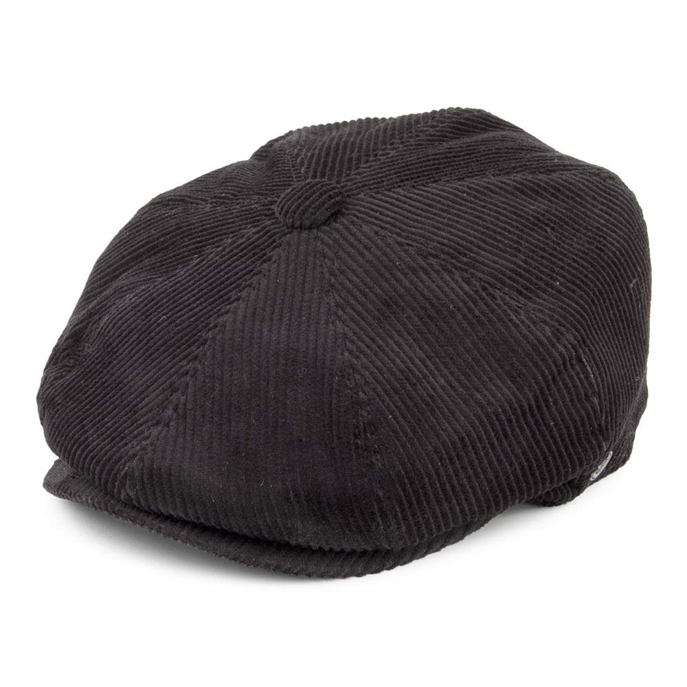 Jaxon & James Corduroy Newsboy Cap - Black Medium