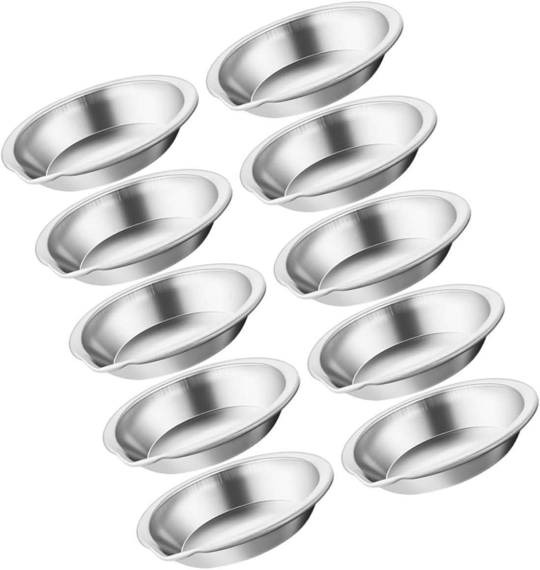 10pcs Stainless Steel Paint Tray Palette for Artists and Boys and Girls