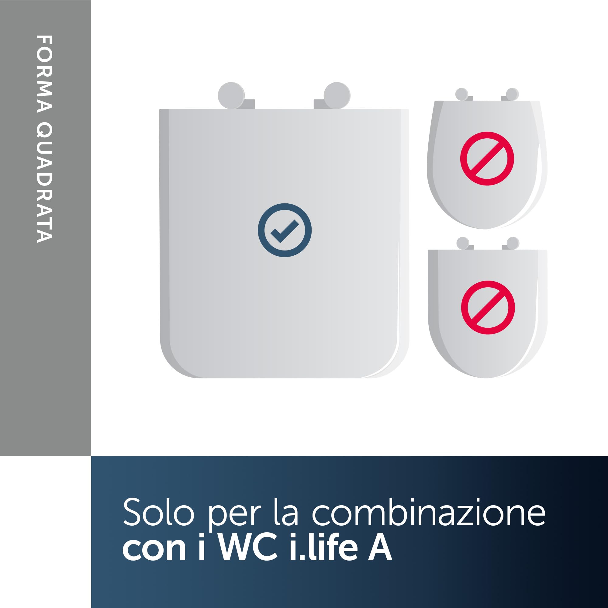 Ideal Standard i.life A sedile WC con SoftClose, sottile – Bianco (Alpin)