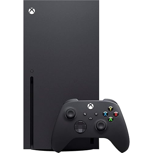 Microsoft Xbox Series X 1TB SSD Video Gaming Console + 1 Wireless Gaming Controller, Black - 16GB GDDR6 RAM, 8X Cores Zen 2 CPU, 802.11AC WiFi, 8K HDR, 4K UHD Blu-Ray - TWE HDMI Cable (Renewed)