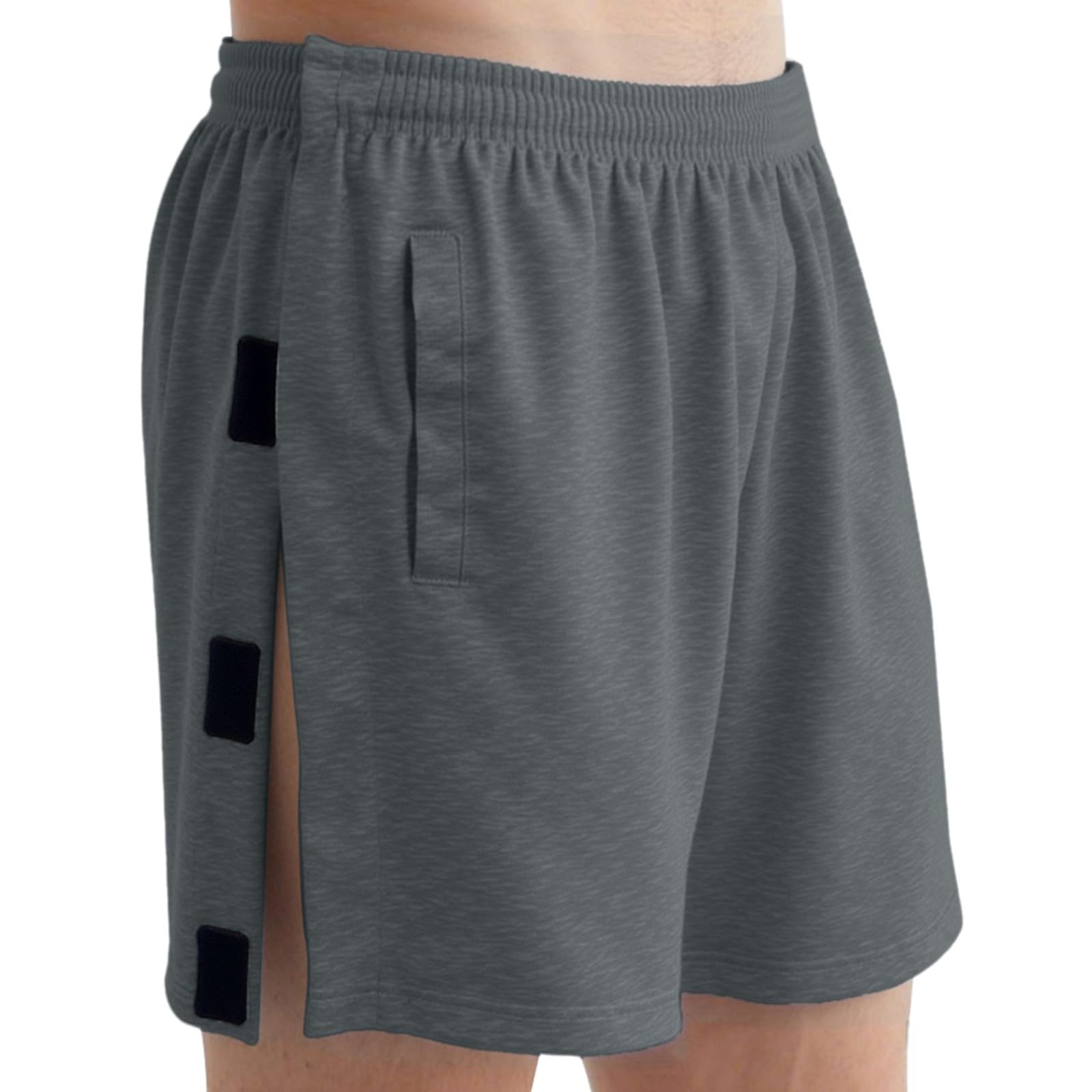 Boxer Shorts Men's Side Opening Tear-Off Care Underwear for Men After Surgery, Plain Cotton Briefs for Elderly, Easy to Put on and Take Off-picture-35