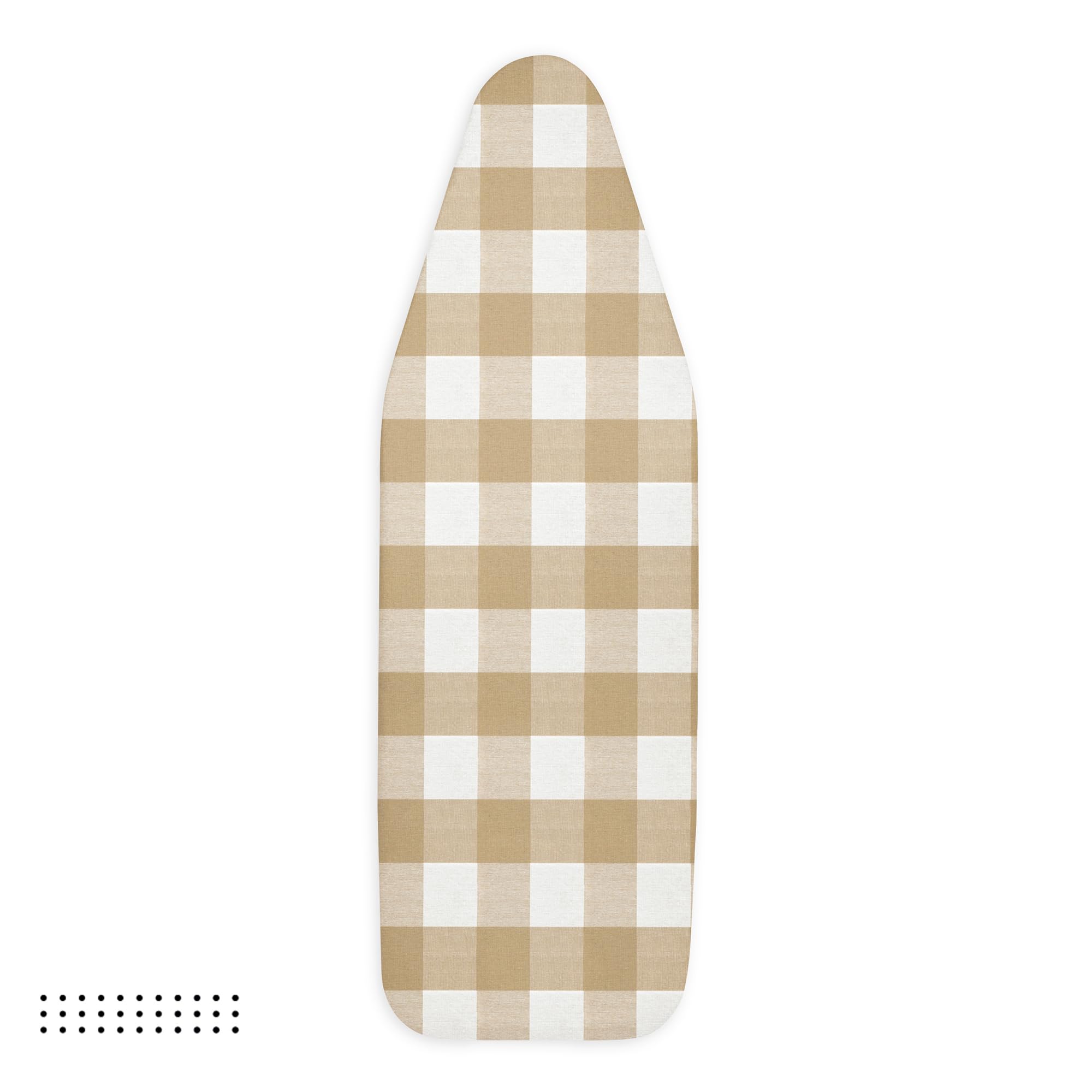 Funda De Repuesto para Tabla De Planchar Encasa Xo con Almohadilla Extra Gruesa, Elástica Y Resistente Al Calor, Se Adapta A Tablas Estándar (135x45 cm), Beige búfalo, Alta Durabilidad.
