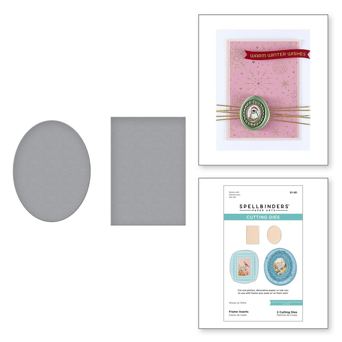 Frame Inserts Etched Dies from The Holiday Magic Collection