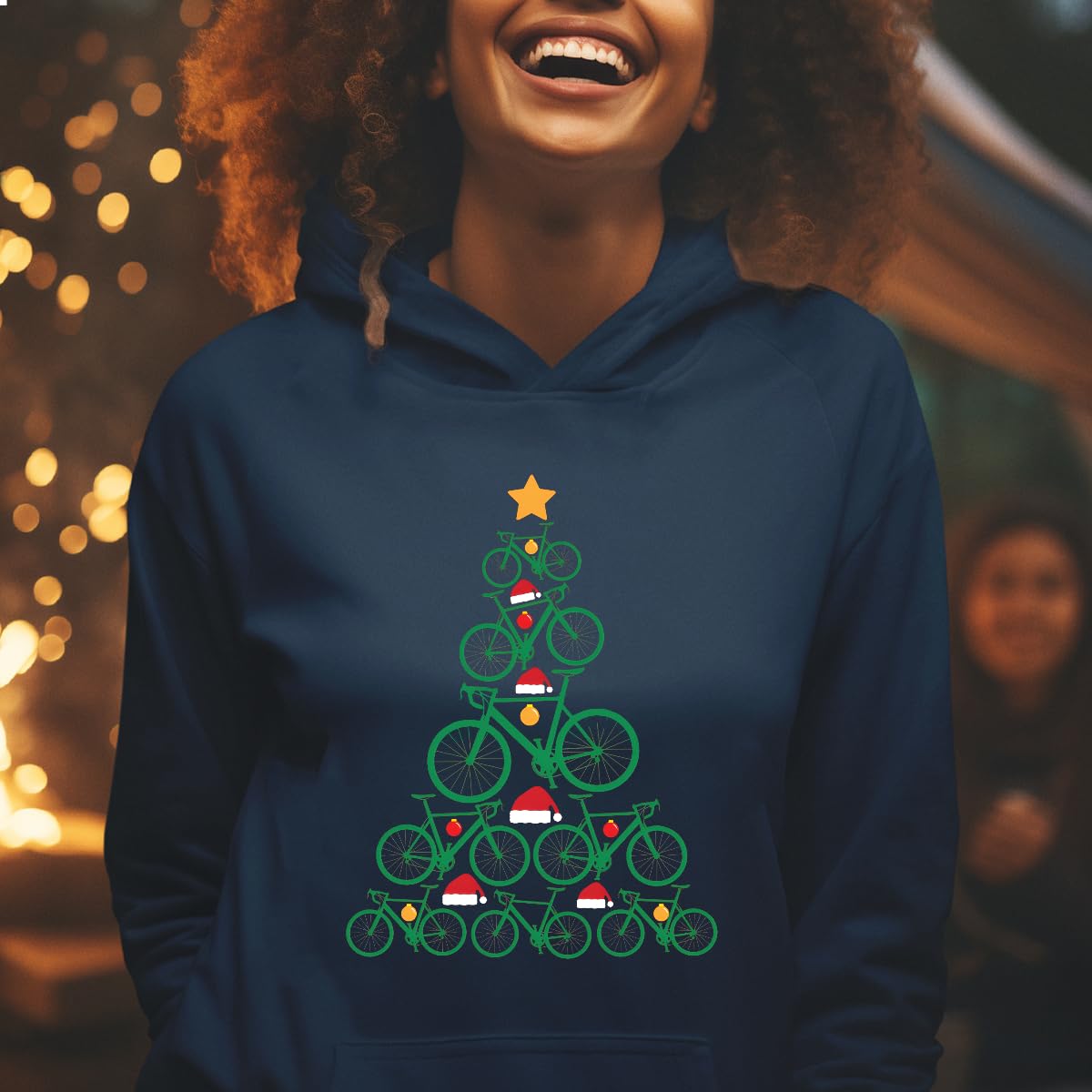 Maglione per albero della bicicletta – Natale