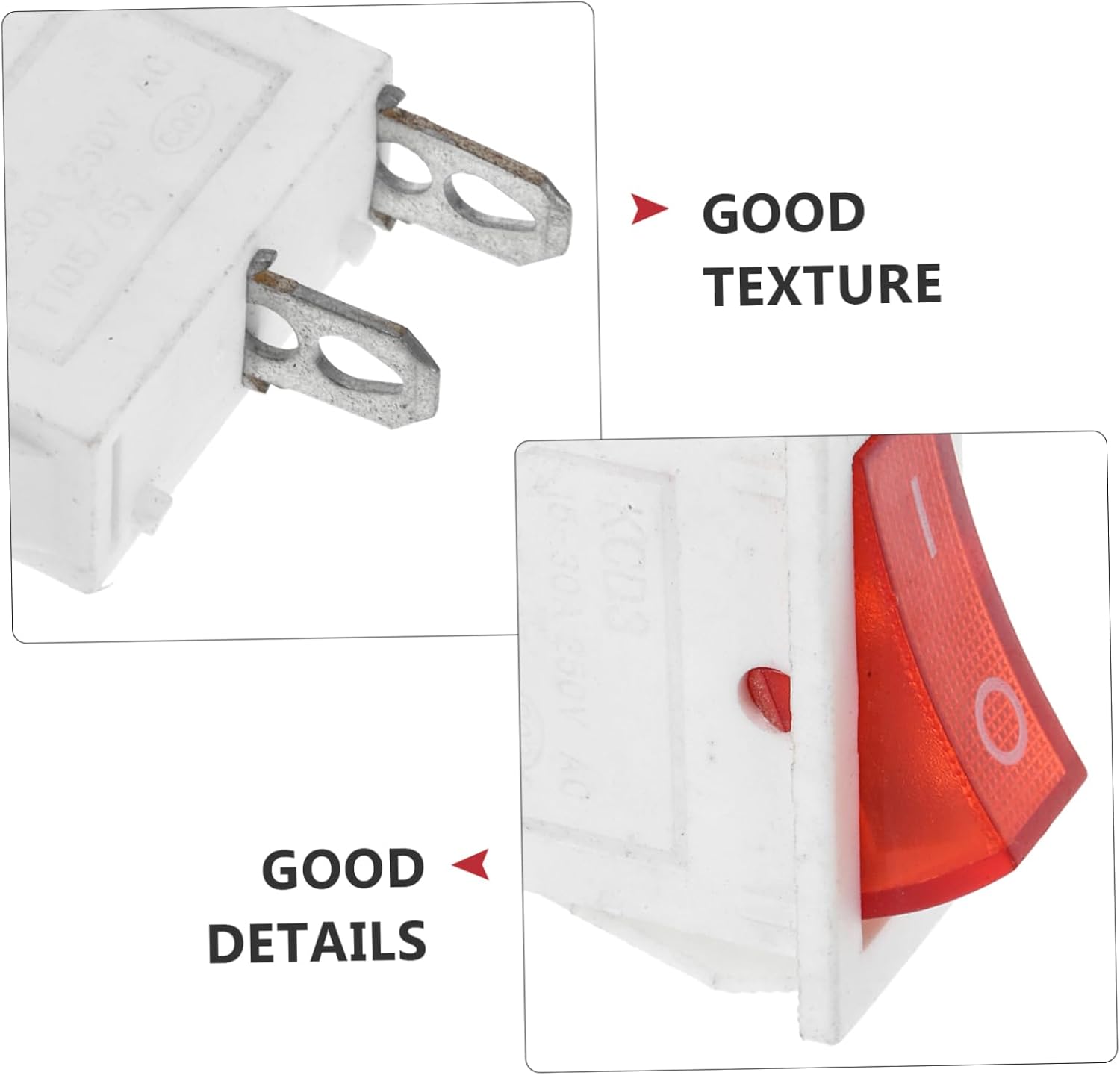 Housoutil 5pcs Water Dispenser Toggle Switch Boat Toggle Switch Replacement for Auto Panel Electrical