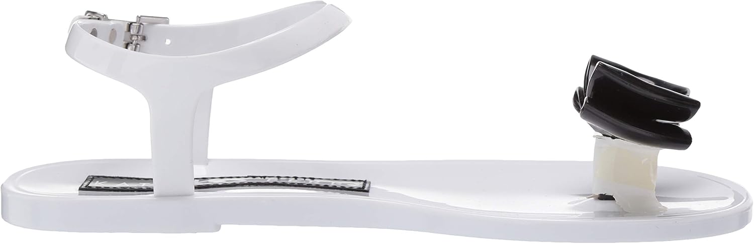 Katy Perry Women's The Geli Flat Sandal 5 Black Bow