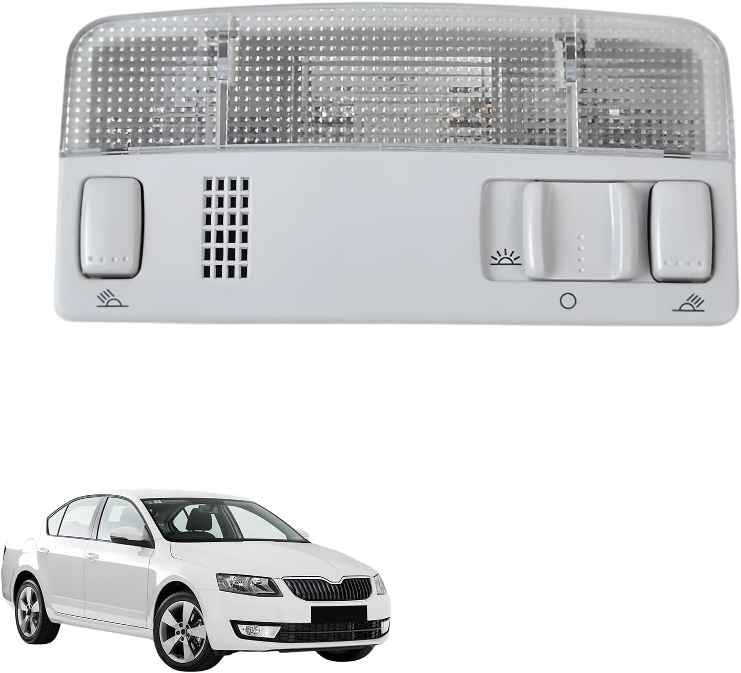 carkus Automotive Overhead Consoles Compatible with Jetta Passat B5 MK4 Bora 1TD947105, Console Dome Car Accessories