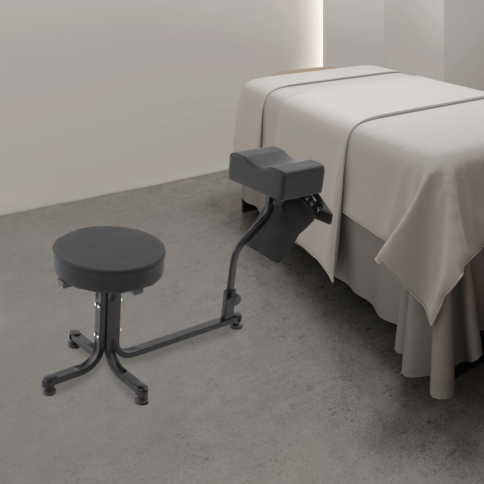 Chaise de soins des pieds 22W 220V repose-jambes mobile ventilateur dépoussiérage coussin polyuréthane pédicure Nail Tech Spa
