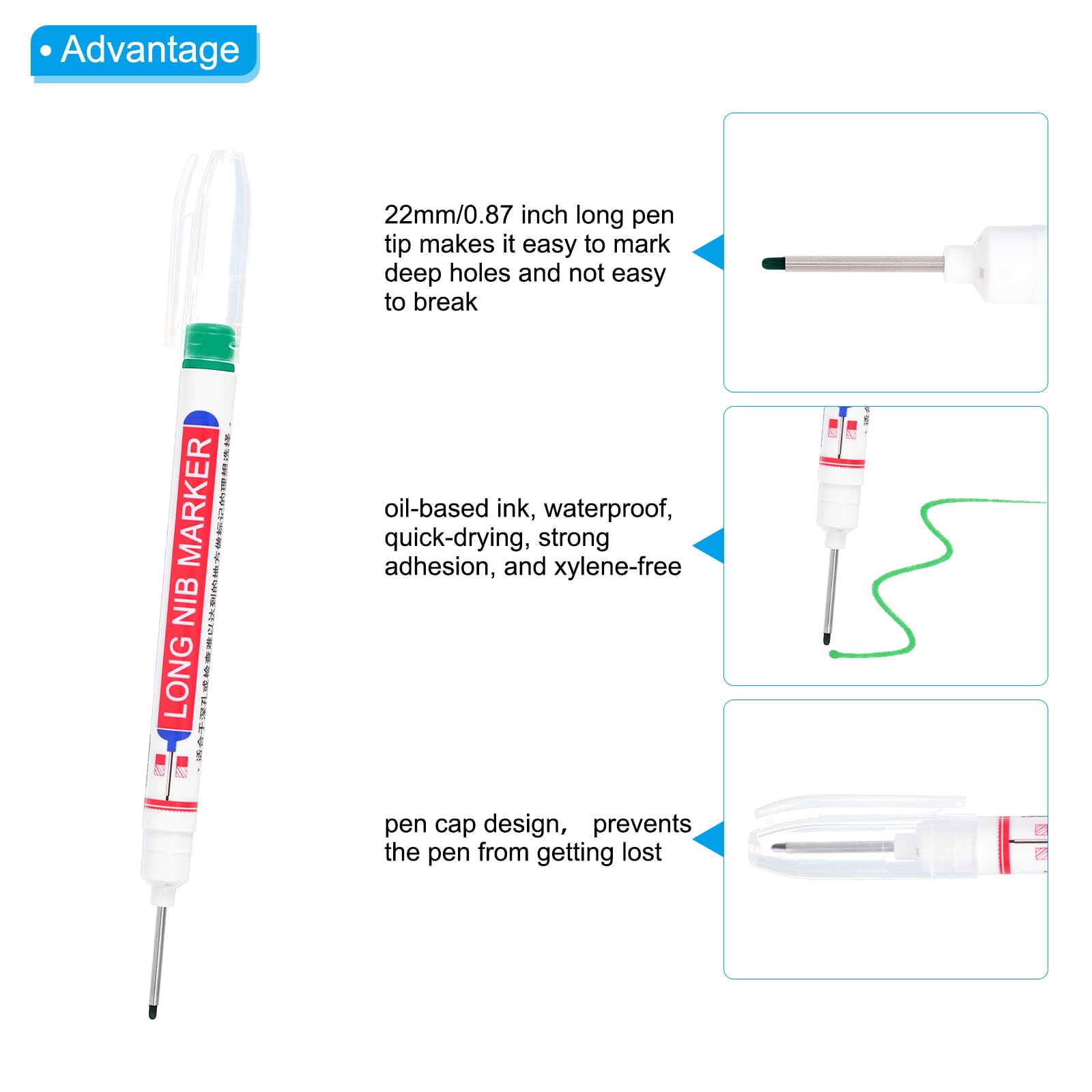 PATIKIL Deep Hole Marker Pens - Image 4