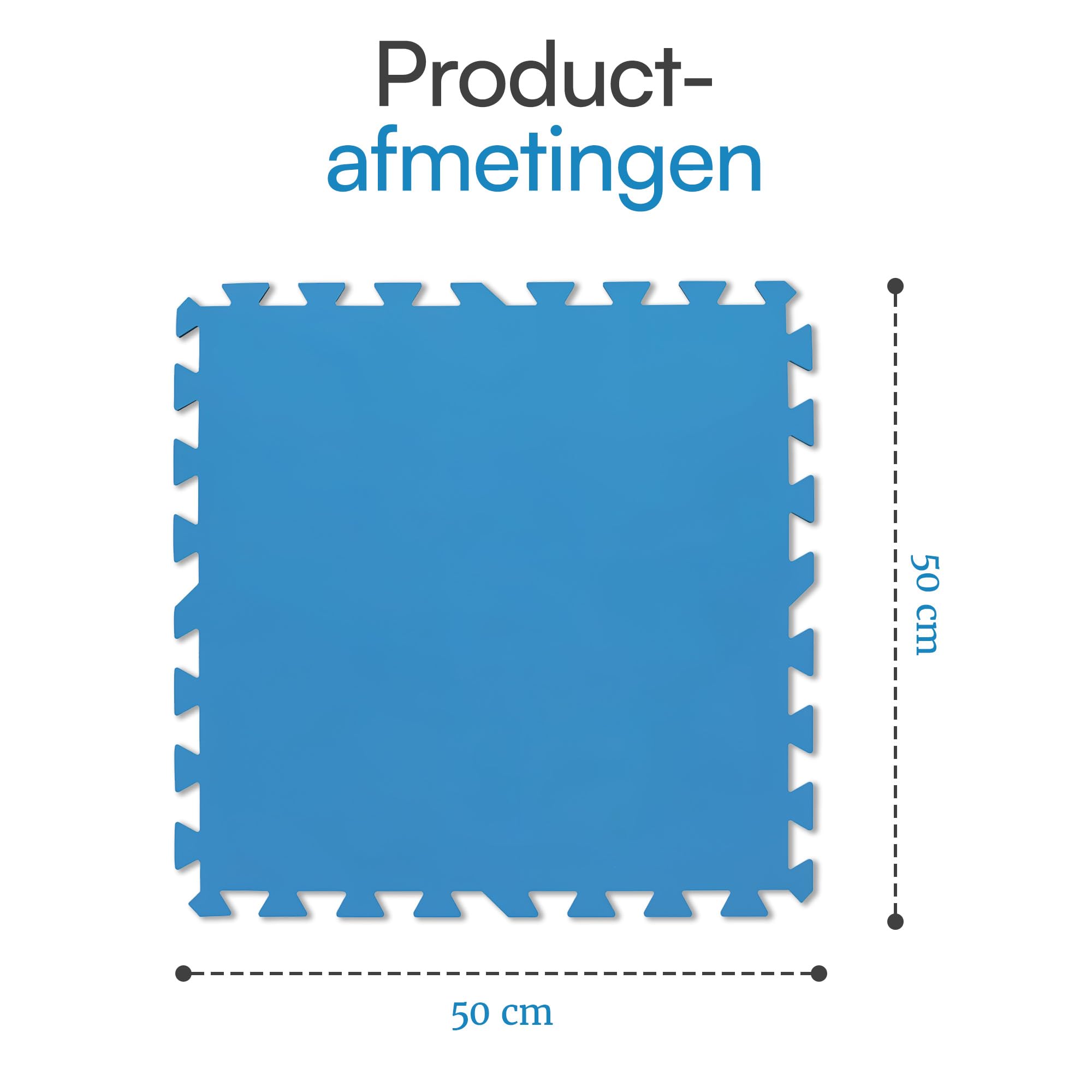 Lot De 9 Tapis De Protection Sol Piscine Meisterhome 50x50cm - 2,25 M² Pour Pataugeoire Et Piscine