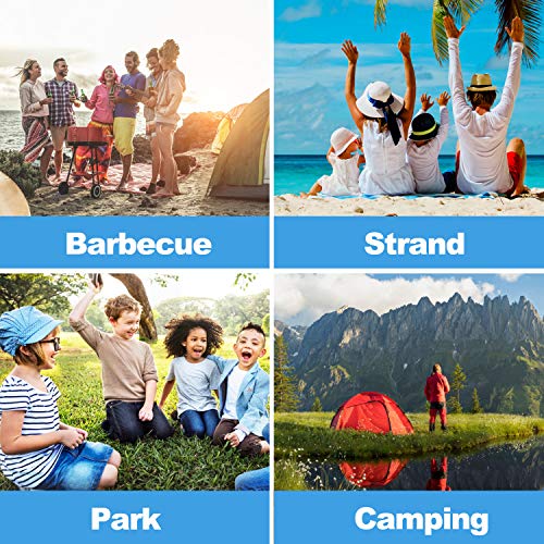 Kekilo Pop Up Tent，Sun Protection Lightweight Waterproof Foldable Outdoor Beach Camping Tent as Sun Shelter Family and Dog on Garden,Beach