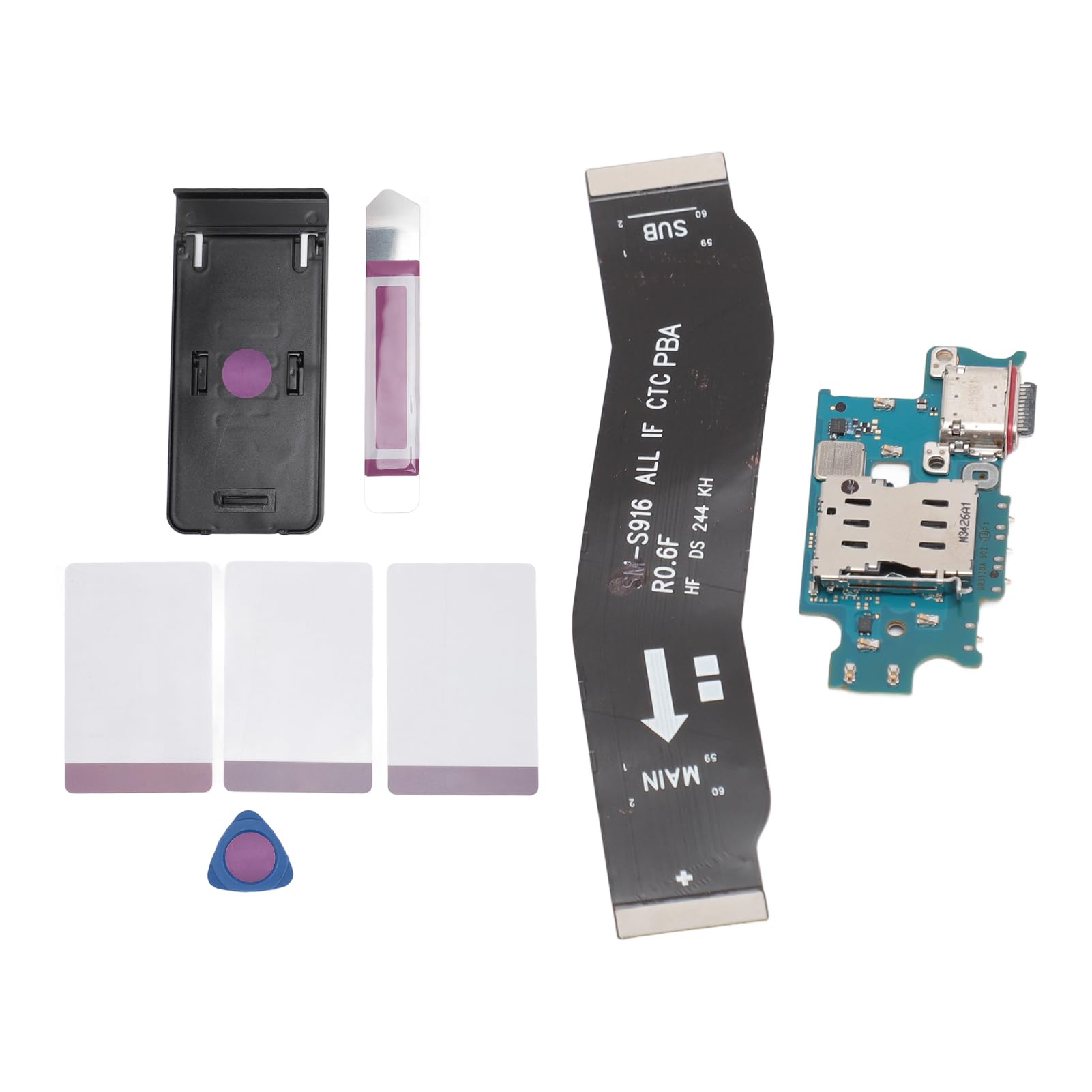 BROLEO Porta di Ricarica del Telefono Connettore Dock Connettori Scheda Dock S916U per Accessori USB Sm Adattatore Connettore Adattatore Connettore Telefonico Cavi Flessibili