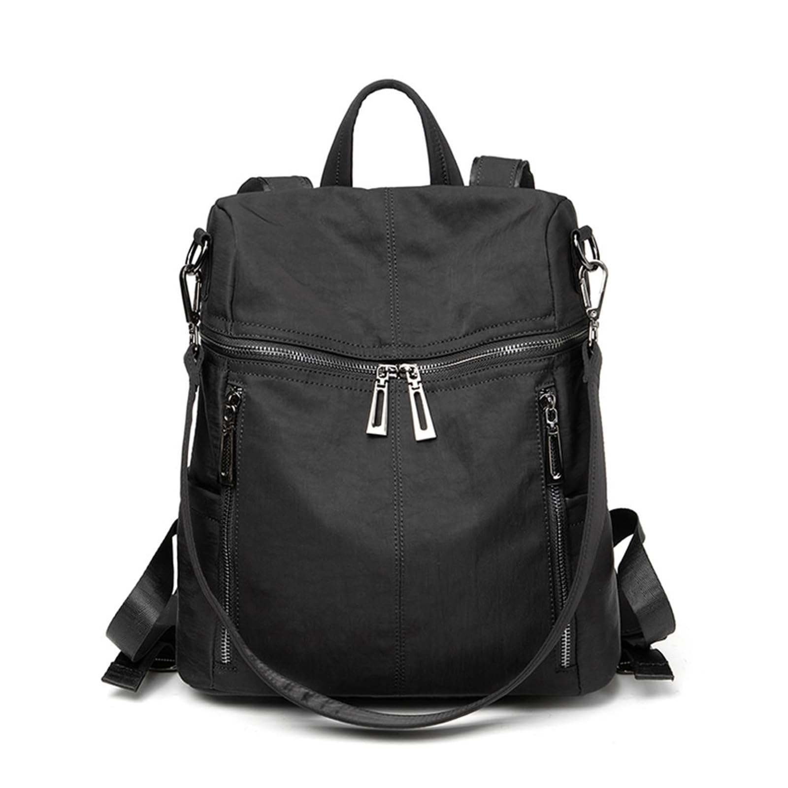 BUKESIYI Damen Tasche Rucksack Handtasche Frauen Nylon backpack Klein Anti Diebstahl Schulrucksack Laptop Weekender DE78591