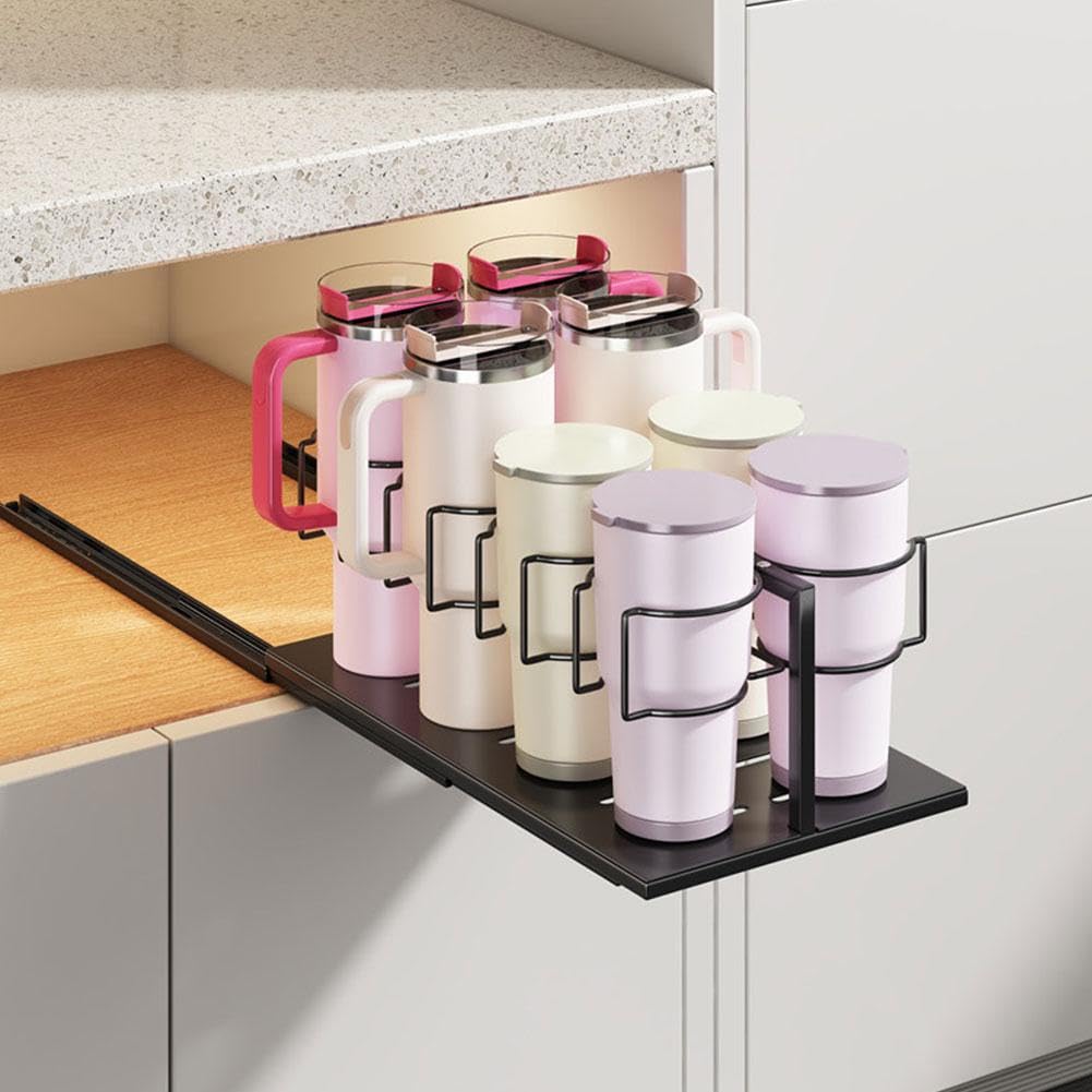Stanley Cup Rack Stanley Cup Holder Stanley Cup Organizer Storage Rack - Pull-Out Holder ...